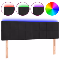 VidaXL 3121668, Noir, Polyester, Bois, 1600 mm, 78 cm, 88 cm, 50 mm