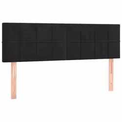 VidaXL 3121668 tête de lit et pied de lit Noir - Vue supplémentaire 4