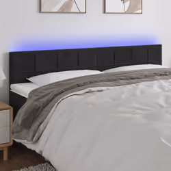 VidaXL 3121680 tête de lit et pied de lit Noir