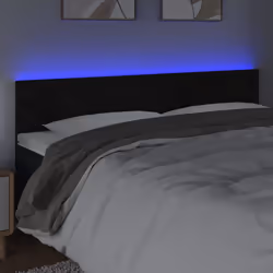 VidaXL 3121680 tête de lit et pied de lit Noir