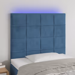 VidaXL 3121682 tête de lit et pied de lit Bleu foncé