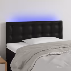 VidaXL 3121684 tête de lit et pied de lit Noir