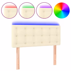 VidaXL 3121686, Crème, Coton, Polyester, Polyvinyl chloride (PVC), 800 mm, 78 cm, 88 cm, 50 mm