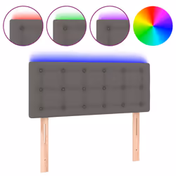 VidaXL 3121688, Gris, Coton, Polyester, Polyvinyl chloride (PVC), 800 mm, 78 cm, 88 cm, 50 mm