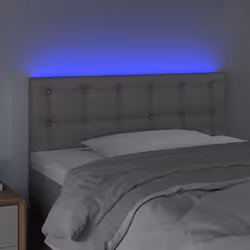 VidaXL 3121688 tête de lit et pied de lit Gris