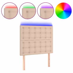 VidaXL 3121701, Cappucino, Coton, Polyester, Polyvinyl chloride (PVC), 1000 mm, 78 cm, 88 cm, 50 mm