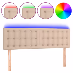 VidaXL 3121707, Cappucino, Coton, Polyester, Polyvinyl chloride (PVC), 1440 mm, 78 cm, 88 cm, 50 mm