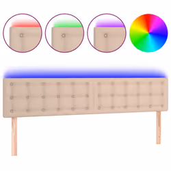 VidaXL 3121725, Cappucino, Coton, Polyester, Polyvinyl chloride (PVC), 2000 mm, 78 cm, 88 cm, 50 mm