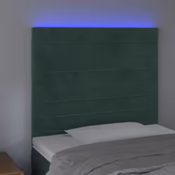 VidaXL 3121797 tête de lit et pied de lit Vert foncé