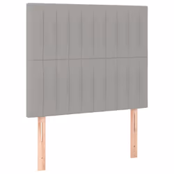 VidaXL 3121832 tête de lit et pied de lit Gris clair - Vue supplémentaire 4