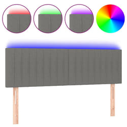 VidaXL 3121849 tête de lit et pied de lit Gris foncé
