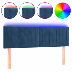 VidaXL 3121902, Bleu foncé, Polyester, Bois, 1440 mm, 78 cm, 88 cm, 50 mm