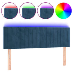 VidaXL 3121902 tête de lit et pied de lit Bleu foncé