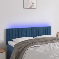 VidaXL 3121902 tête de lit et pied de lit Bleu foncé
