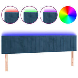 VidaXL 3121908 tête de lit et pied de lit Bleu foncé