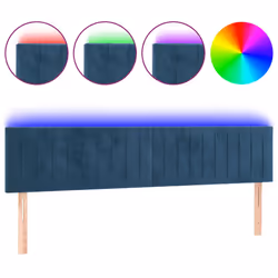 VidaXL 3121914, Bleu foncé, Polyester, Bois, 1800 mm, 78 cm, 88 cm, 50 mm