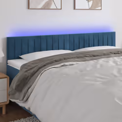 VidaXL 3121914 tête de lit et pied de lit Bleu foncé