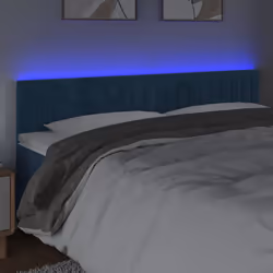 VidaXL 3121920 tête de lit et pied de lit Bleu foncé
