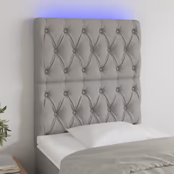 VidaXL 3121938 tête de lit et pied de lit Gris clair