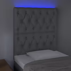 VidaXL 3121938 tête de lit et pied de lit Gris clair