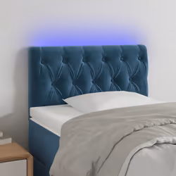 VidaXL 3121982 tête de lit et pied de lit Bleu foncé