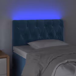 VidaXL 3121982 tête de lit et pied de lit Bleu foncé