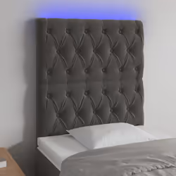 VidaXL 3121985 tête de lit et pied de lit Gris foncé