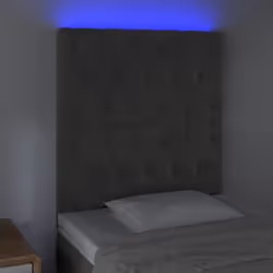 VidaXL 3121985 tête de lit et pied de lit Gris foncé