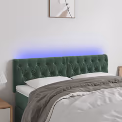 VidaXL 3121999 tête de lit et pied de lit Vert foncé