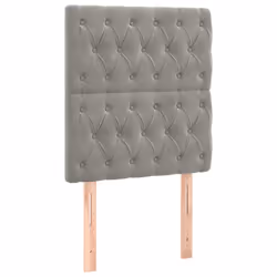 VidaXL 3122002 tête de lit et pied de lit Gris clair - Vue supplémentaire 4
