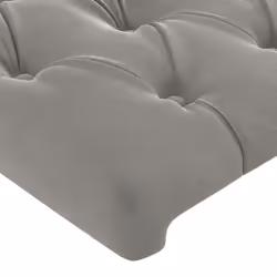 VidaXL 3122002 tête de lit et pied de lit Gris clair - Vue supplémentaire 5