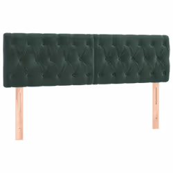 VidaXL 3122005 tête de lit et pied de lit Vert foncé - Vue supplémentaire 4