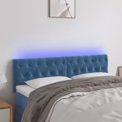 VidaXL 3122006 tête de lit et pied de lit Bleu foncé
