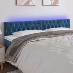 VidaXL 3122012 tête de lit et pied de lit Bleu foncé