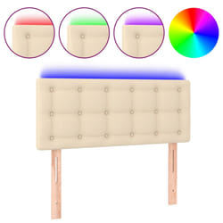 VidaXL 3122041 tête de lit et pied de lit Crème