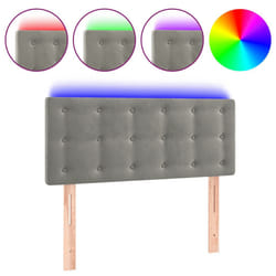 VidaXL 3122076 tête de lit et pied de lit Gris clair