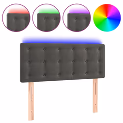 VidaXL 3122077, Gris foncé, Polyester, Bois, 800 mm, 78 cm, 88 cm, 50 mm