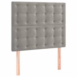 VidaXL 3122106 tête de lit et pied de lit Gris clair - Vue supplémentaire 4