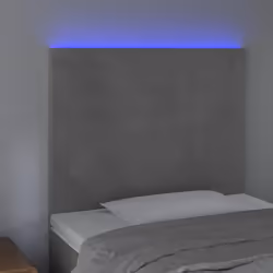 VidaXL 3122174 tête de lit et pied de lit Gris clair