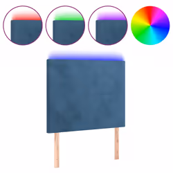 VidaXL 3122178, Bleu foncé, Polyester, Bois, 800 mm, 118 cm, 128 cm, 50 mm