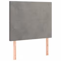 VidaXL 3122186 tête de lit et pied de lit Gris clair - Vue supplémentaire 4
