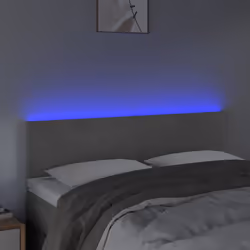 VidaXL 3122198 tête de lit et pied de lit Gris clair