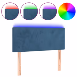 VidaXL 3122202, Bleu foncé, Polyester, Bois, 1600 mm, 118 cm, 128 cm, 50 mm
