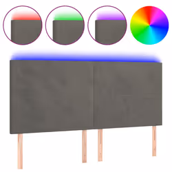 VidaXL 3122205, Gris foncé, Polyester, Bois, 1800 mm, 118 cm, 128 cm, 50 mm