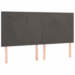 VidaXL 3122205 tête de lit et pied de lit Gris foncé - Vue supplémentaire 4