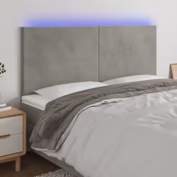 VidaXL 3122210 tête de lit et pied de lit Gris clair
