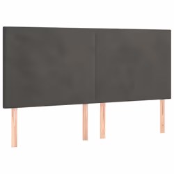 VidaXL 3122211 tête de lit et pied de lit Gris foncé - Vue supplémentaire 4