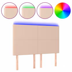 VidaXL 3122239, Cappucino, Coton, Polyester, Polyvinyl chloride (PVC), 1440 mm, 118 cm, 128 cm, 50 mm