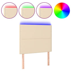 VidaXL 3122303 tête de lit et pied de lit Crème