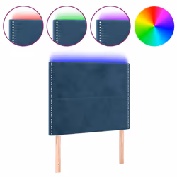 VidaXL 3122318, Bleu foncé, Polyester, Bois, 800 mm, 118 cm, 128 cm, 50 mm
